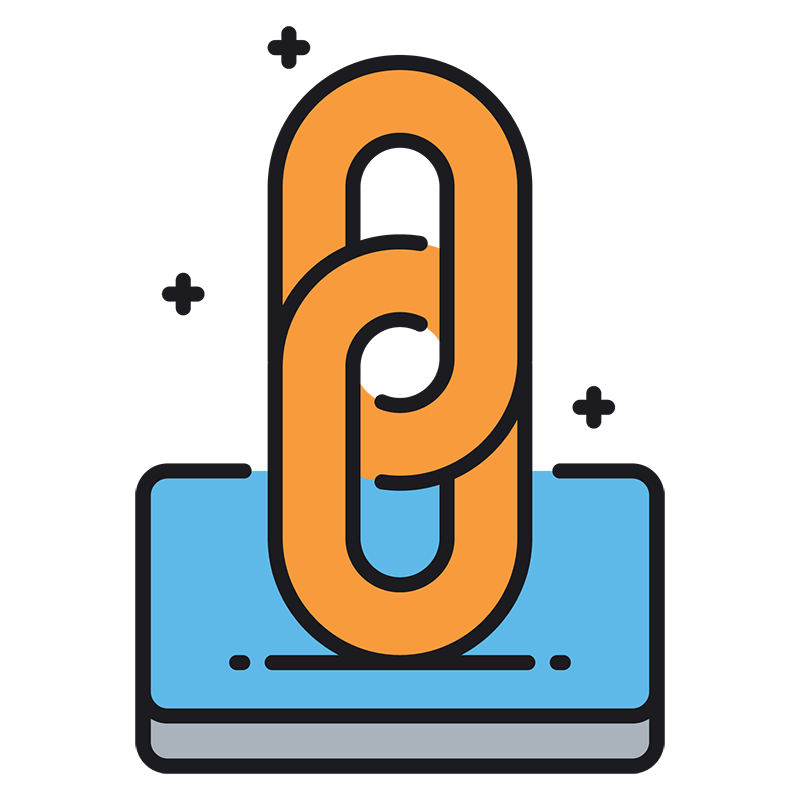 DoubleShot Marketing link building icon DoubleShot Marketing link building icon