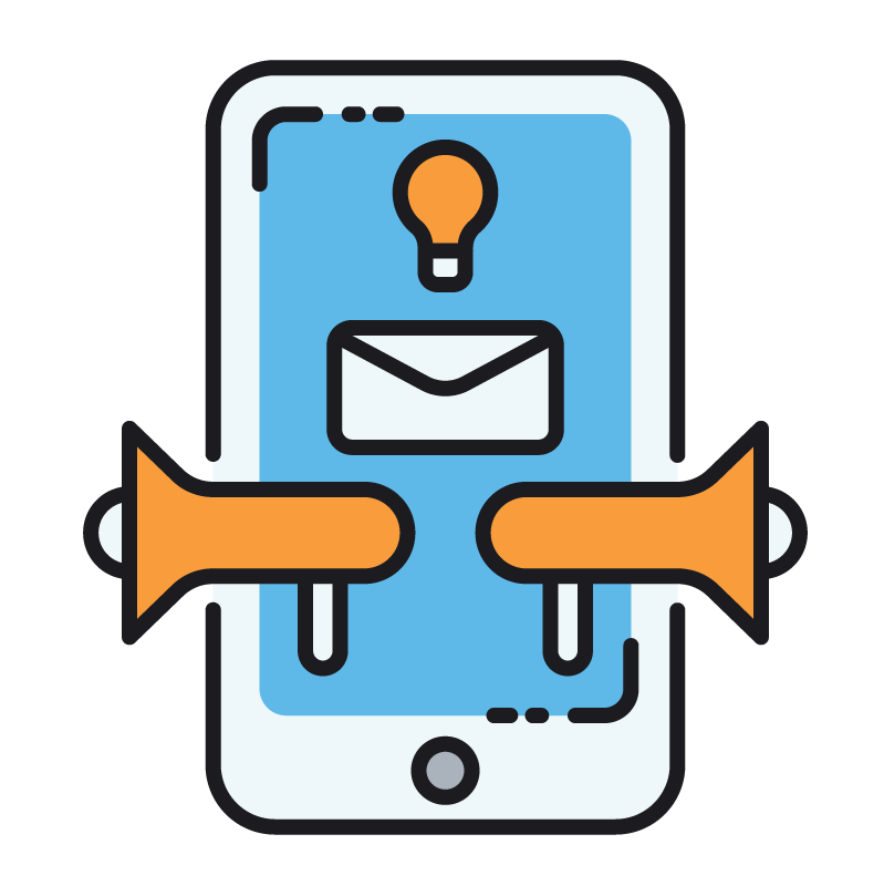 DoubleShot Marketing mobile website marketing icon DoubleShot Marketing mobile website marketing icon